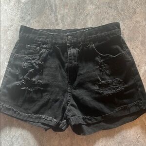 Aeropostale black Mom shorts. Size 28